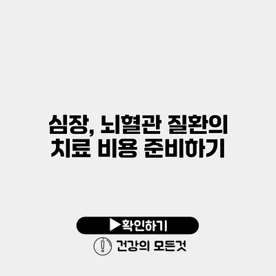 심장, 뇌혈관 질환의 치료 비용 준비하기